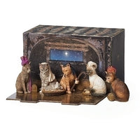 Cat Nativity Set