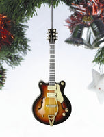 Brown Electric Guitar Ornament